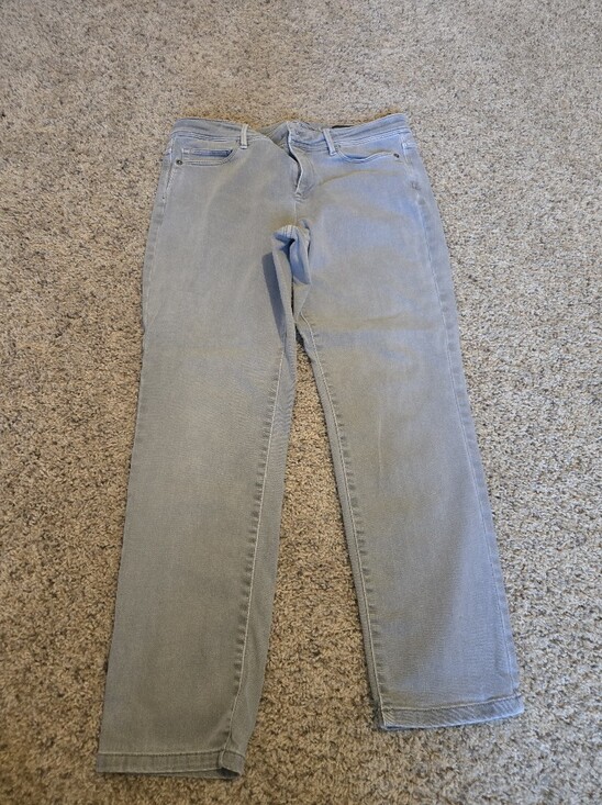 J. Jill Pants - J Jill Light Gray Straight-Leg Jeans